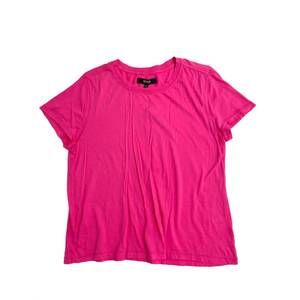 NEW HUDSON women's modal cotton distressed tshirt in pink
